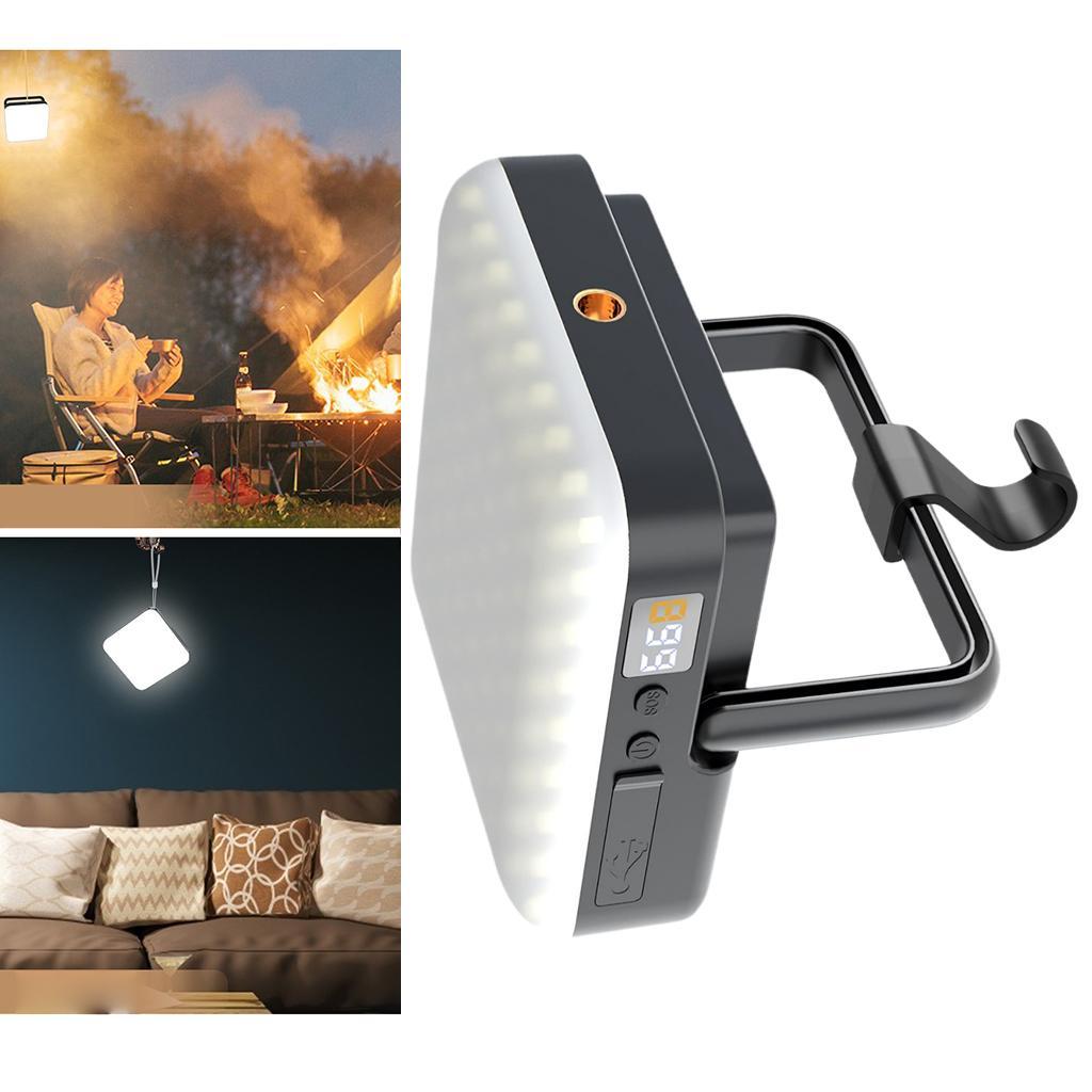 LED Camping Light Tent Lamp USB Rechargeable Lantern Flashlight Outdoor