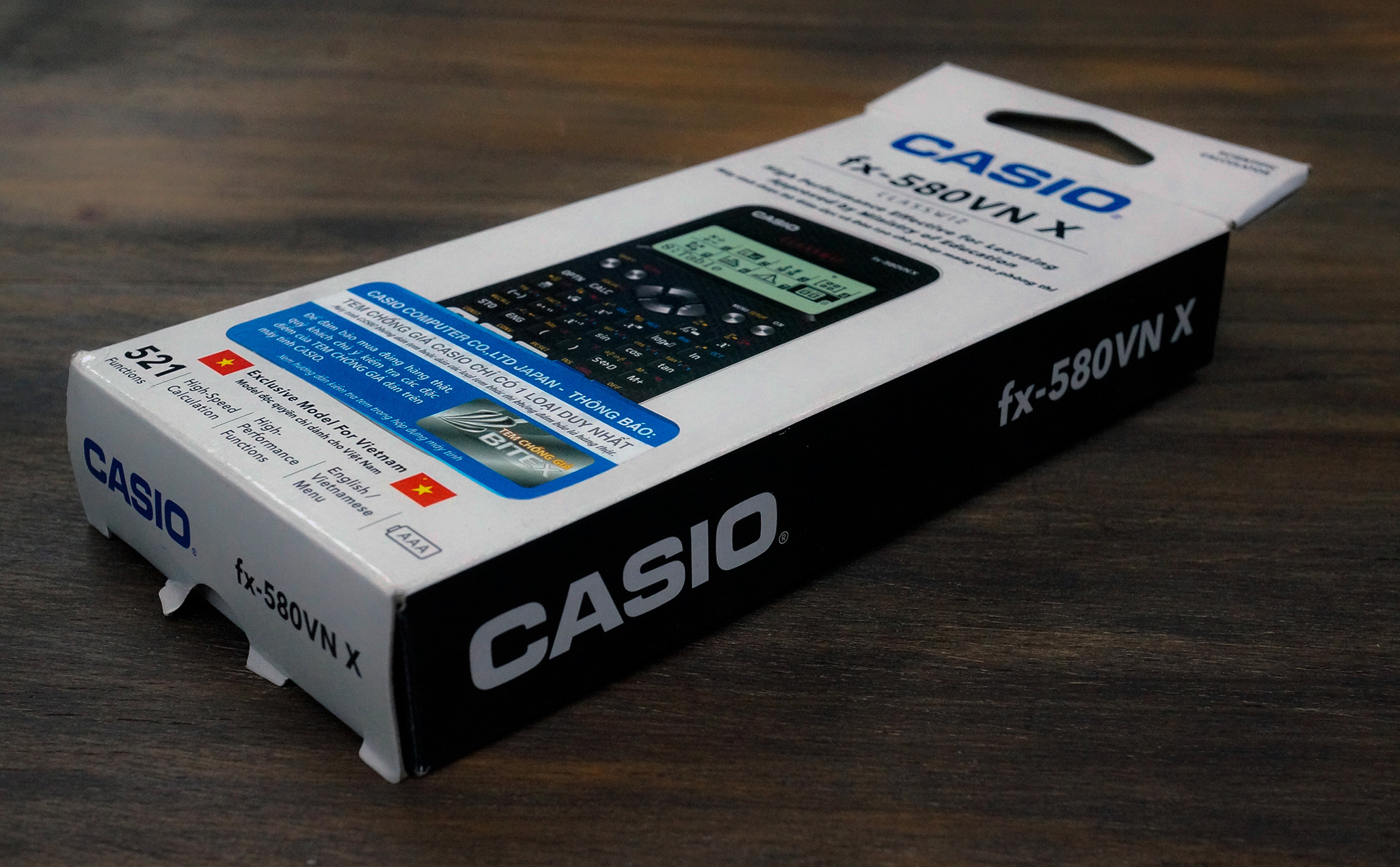 Máy tính Casio FX580VNX - Tặng 01 tập giấy Note Hàn Quốc