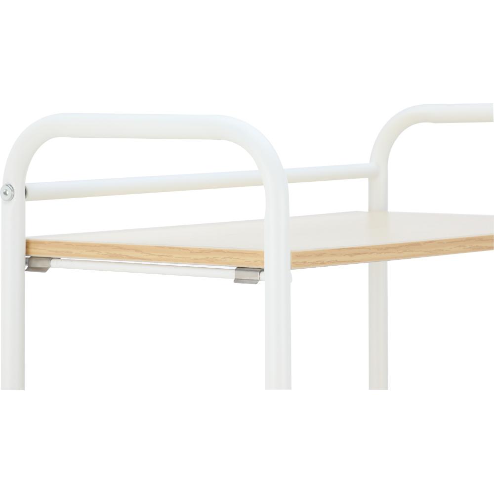 Kệ nhà tắm đa năng 4 tầng SPEED SHELF khung thép cao cấp sơn trắng kết hợp bánh xe di chuyển tiện lợi | Index Living Mall - Phân phối độc quyền tại Việt Nam