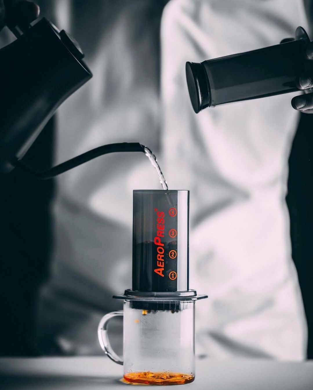 BỘ DỤNG CỤ ÉP CÀ PHÊ KIỂU MỸ AEROPRESS- AEROPRESS KIT COFFEE MAKER- MADE IN USA