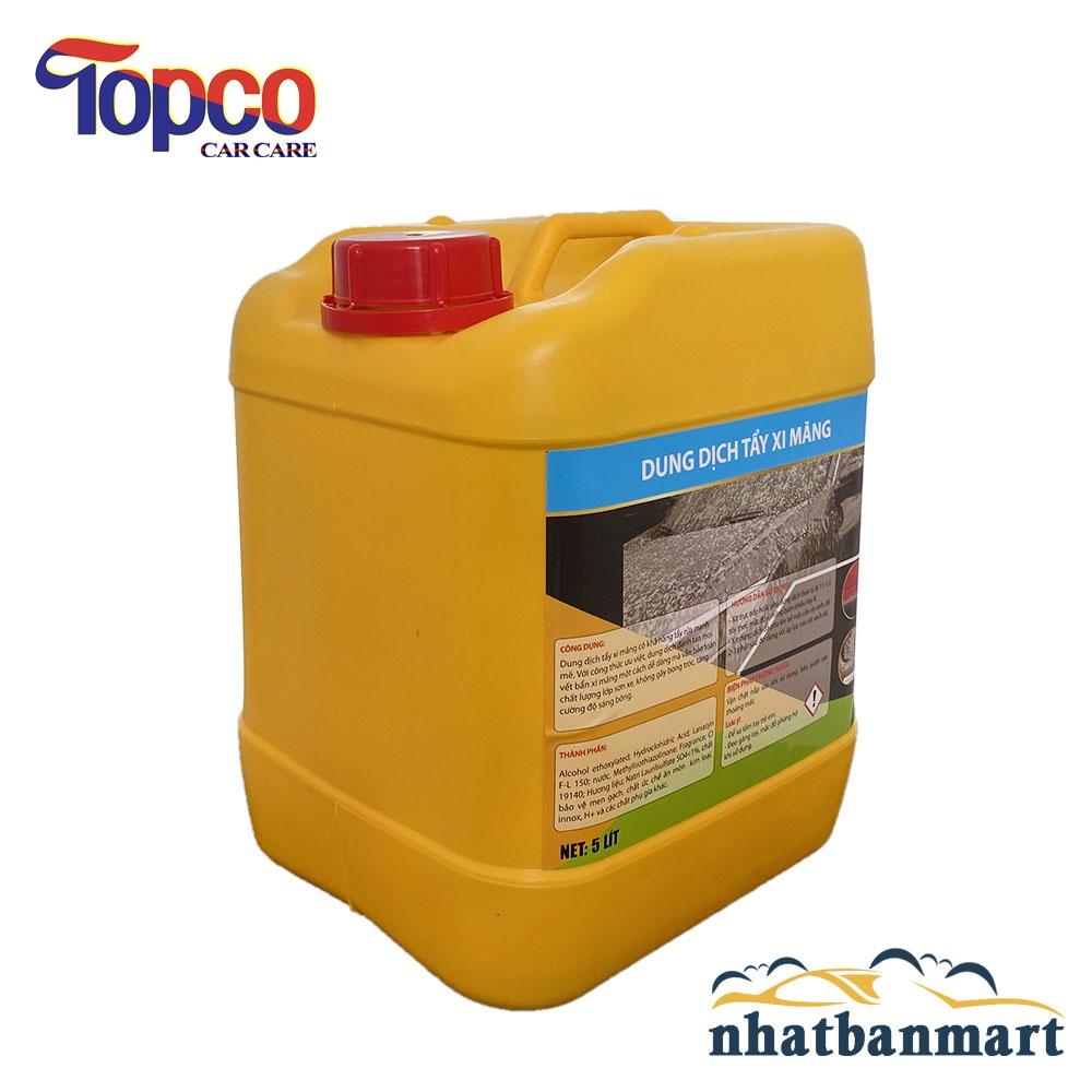 Dung dịch tẩy xi măng Topco dung tích 5 lít