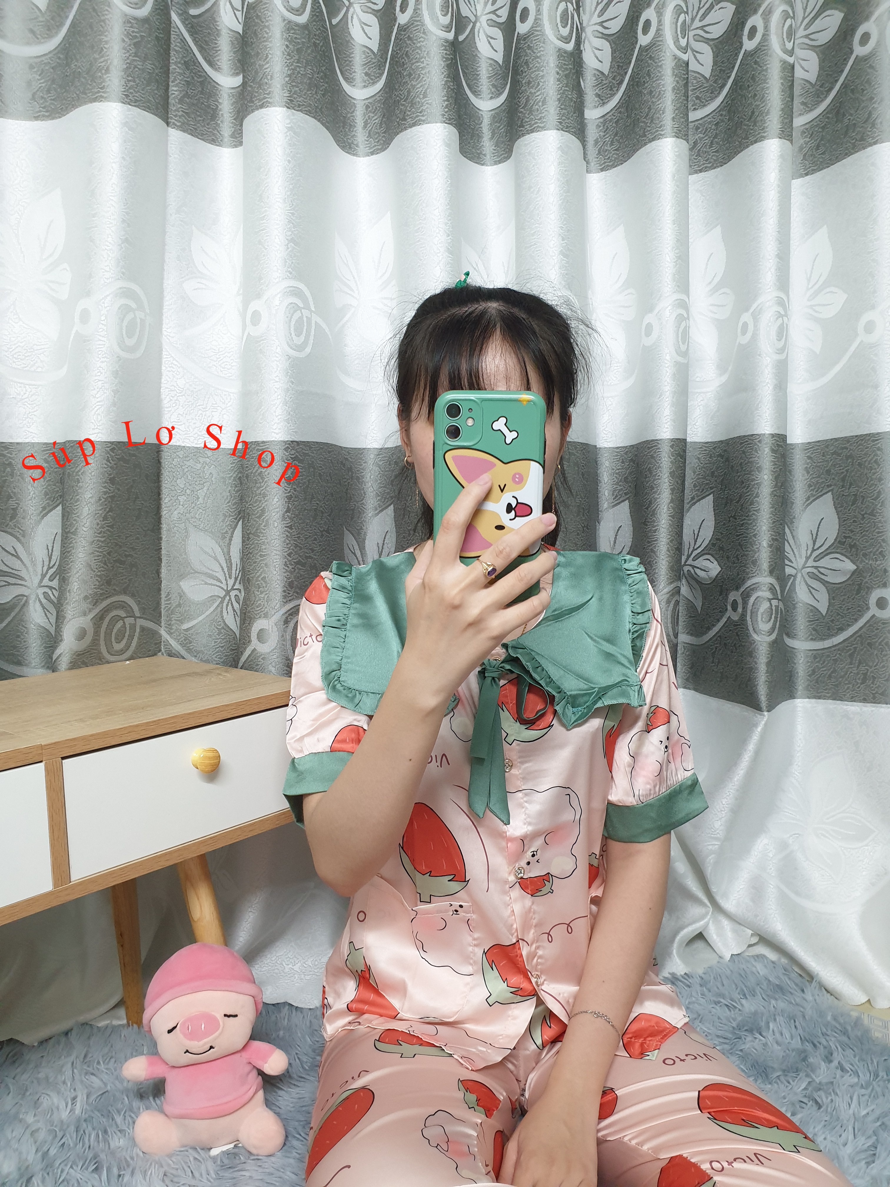 Bộ Đồ Ngủ Nữ Pijama - Vải Lụa Latin Loại 1 Cao Cấp