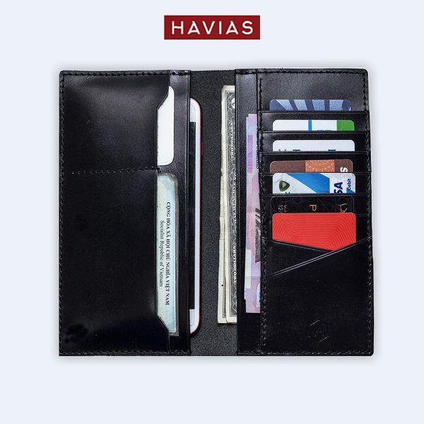 Ví Dài Venuta Handcrafted Wallet HAVIAS - Đen