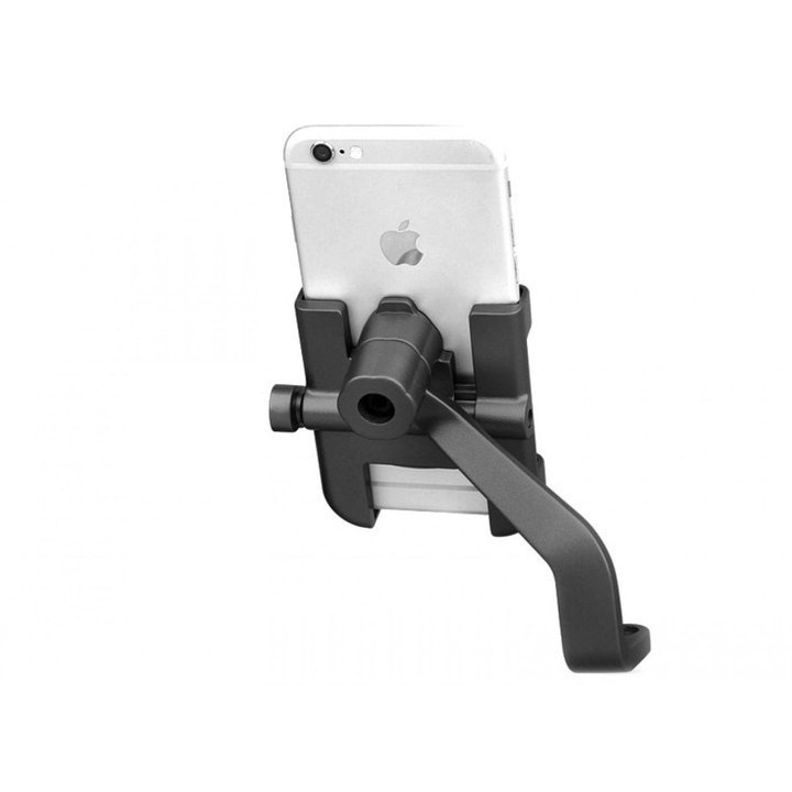 Giá đỡ điện thoại gắn chân kính xe máy hợp kim nhôm có đệm chống xước điện thoại