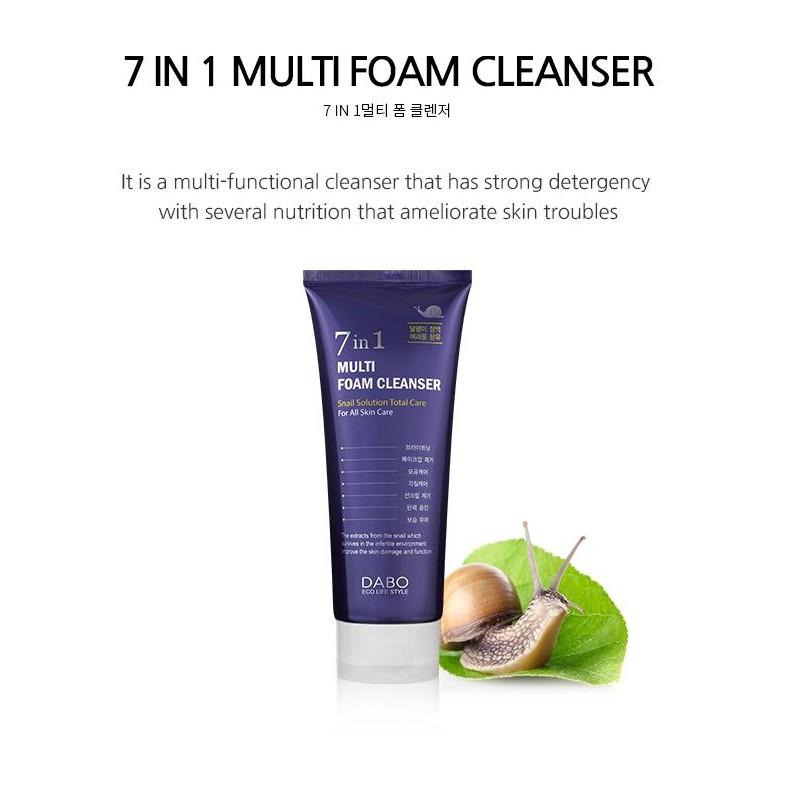 Sữa Rửa Mặt DABO Hàn Quốc 7 tác dụng Multi Foam Cleanser 180ml