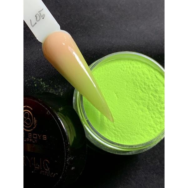 mã bột l05, trọng lượng 25g bột đắp móng màu lì