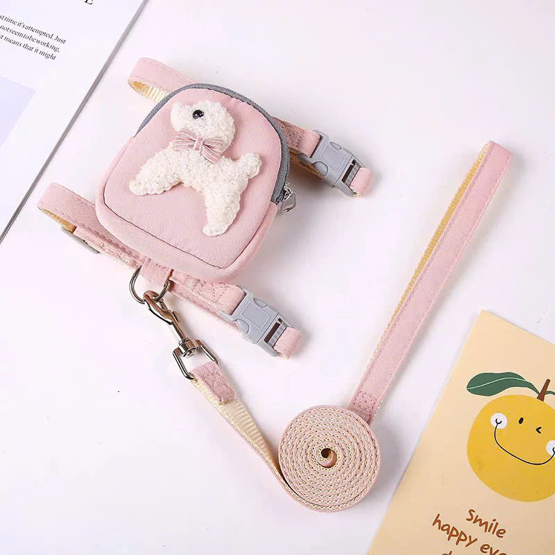 DÂY DẮT DÂY XÍCH BALO CUTE THÚ CƯNG DÀI 120CM TỪ 0.5-3KG DÀNH CHO THÚ CƯNG CHÓ MÈO