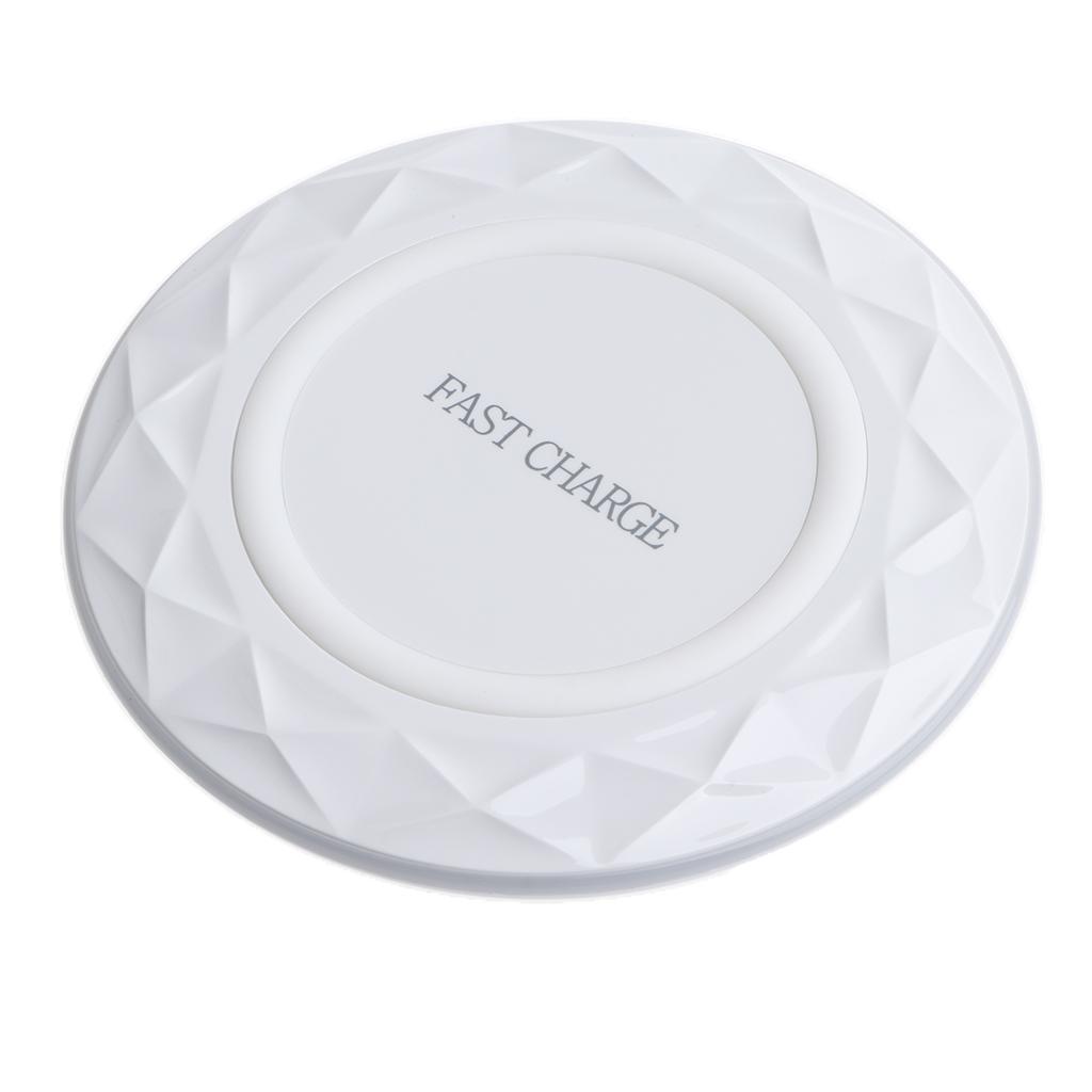 Thin Wireless Charger Charging Pad Fast Charge Base Stand Holder