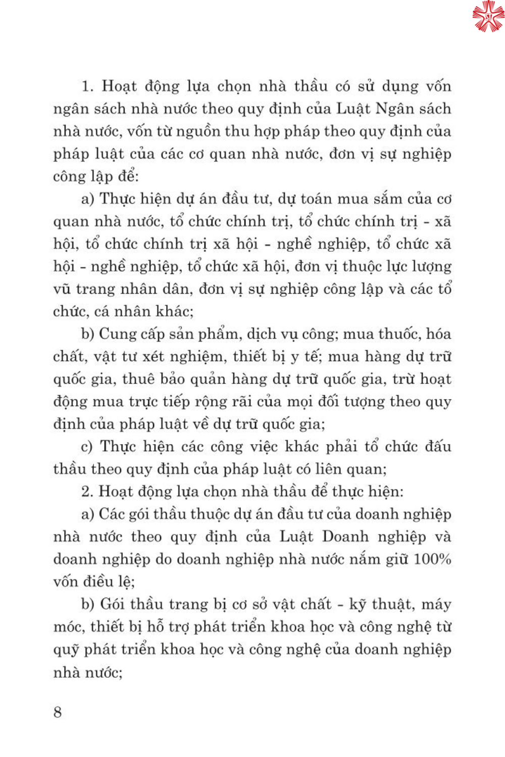 Luật đấu thầu (bản in 2024)