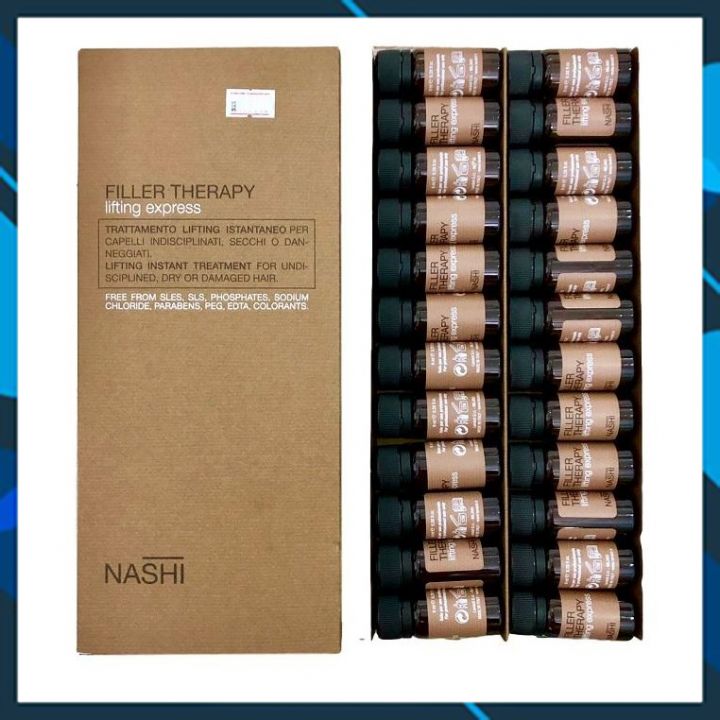 TINH CHẤT PHỤC HỒI TÓC HƯ TỔN NẶNG NASHI FILLER THERAPY EXPRESS 8ML*24 ỐNG