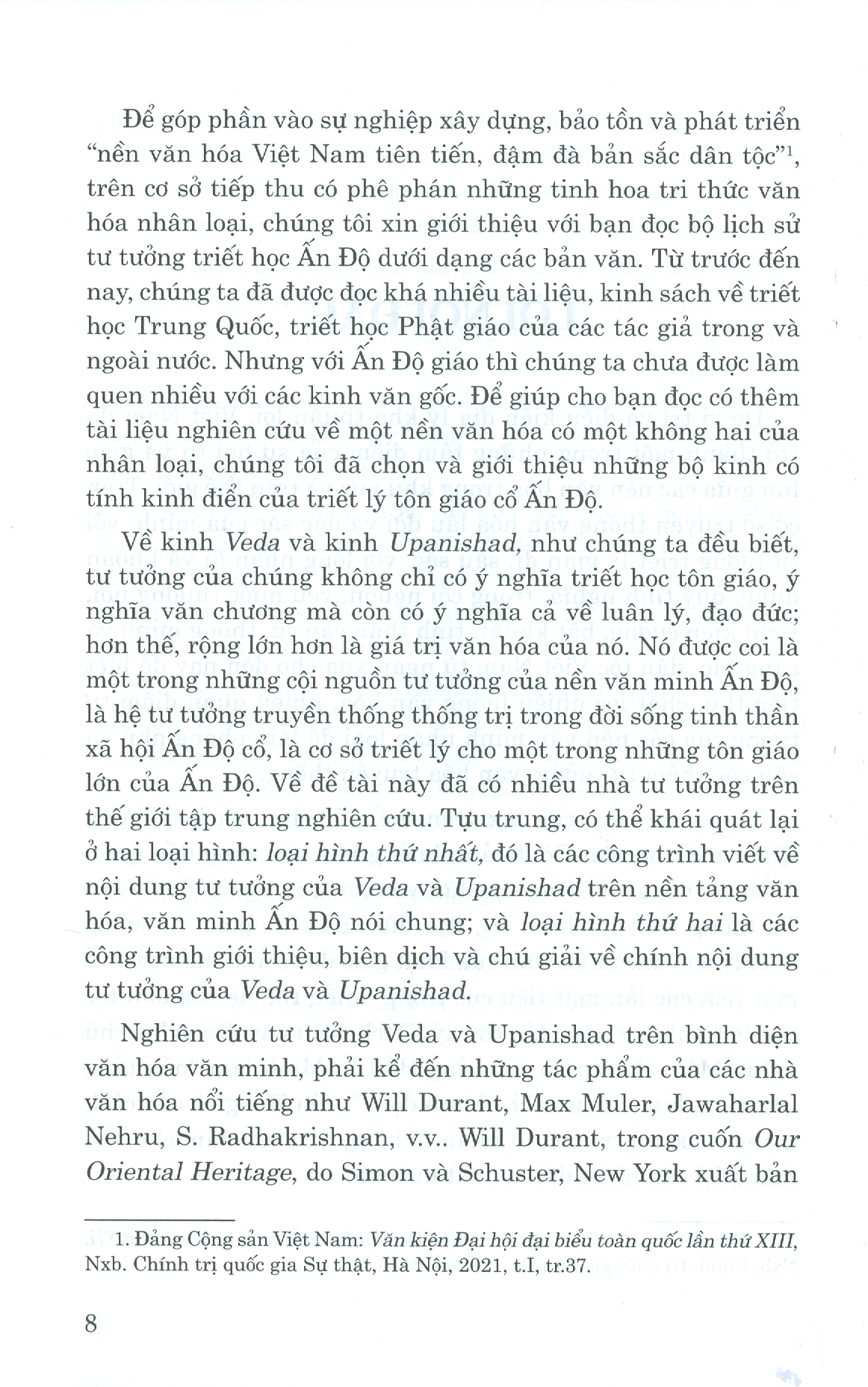 VEDA UPANISHAD - Những Bộ Kinh Triết Lý Tôn Giáo Cổ Ấn Độ (Xuất bản lần thứ năm)