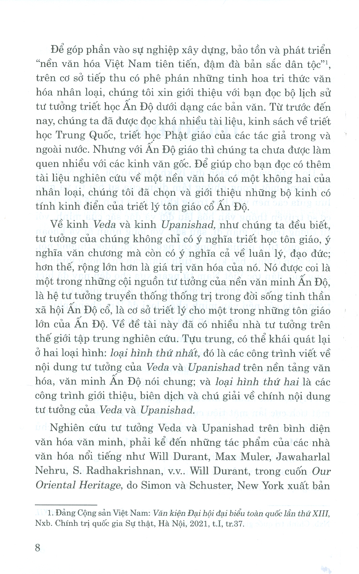 VEDA UPANISHAD - Những Bộ Kinh Triết Lý Tôn Giáo Cổ Ấn Độ (Xuất bản lần thứ năm)