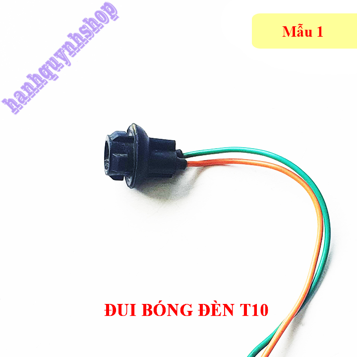 Đui bóng đèn T10 xi nhan, soi biển, demi, báo số ô tô xe máy