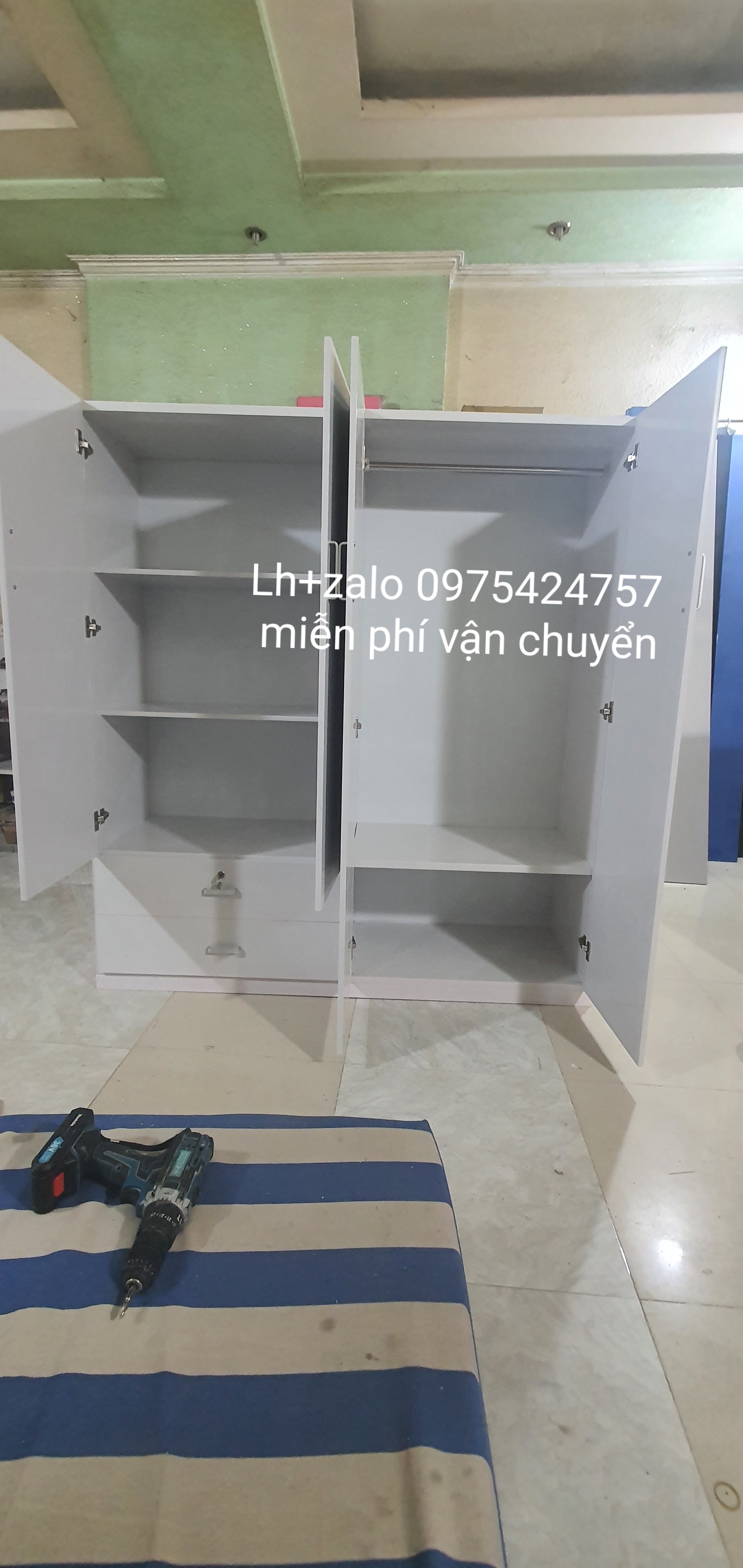 tủ nhựa đài loan 4 cánh 