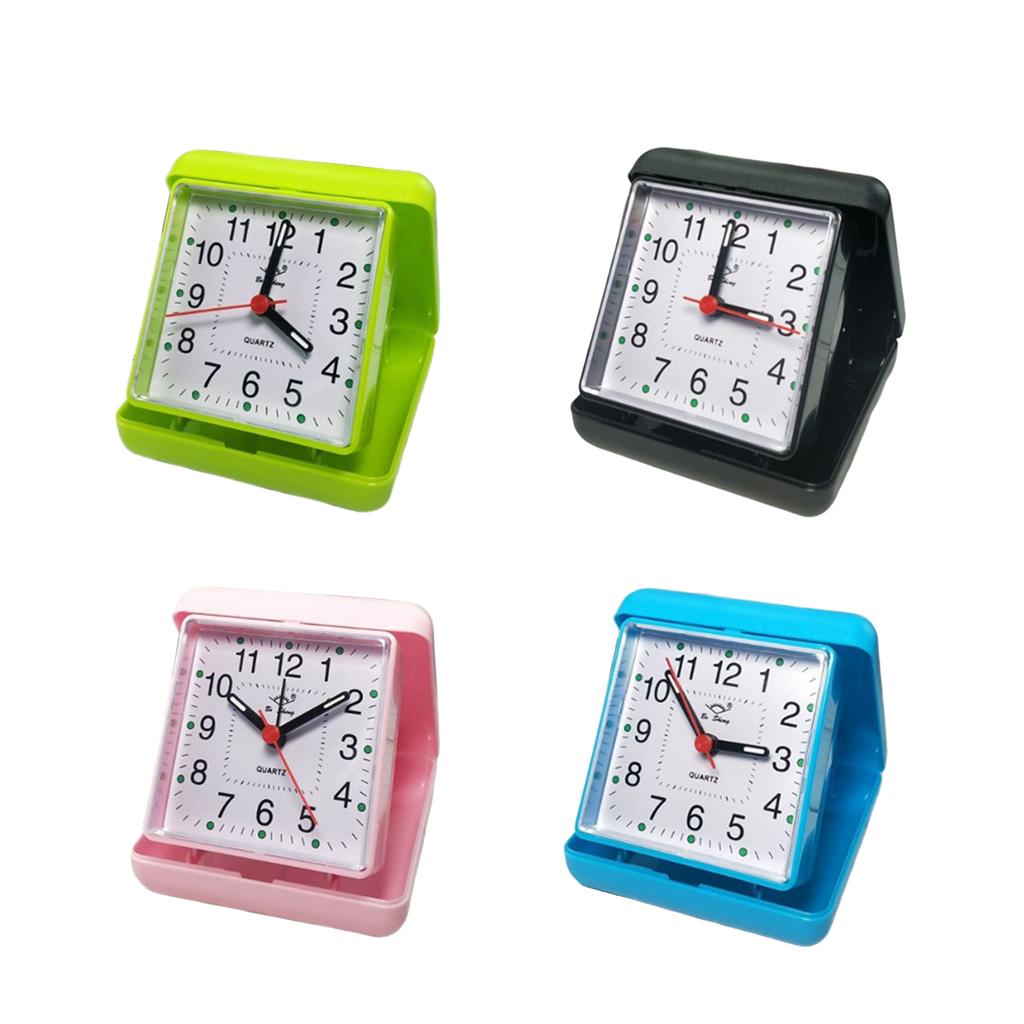Mini Battery Travel Alarm Clock Classic Simple Square Mini Alarm-Clock