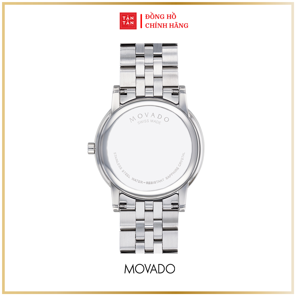 Đồng Hồ Thời Trang Nam Movado Máy Pin Museum Classic 0607199 40mm