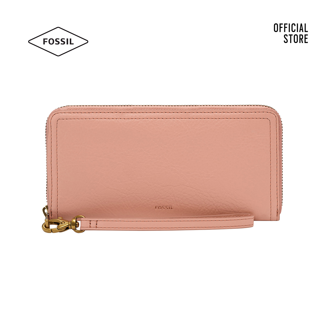 Ví thời trang nữ Fossil Logan Clutch - hồng