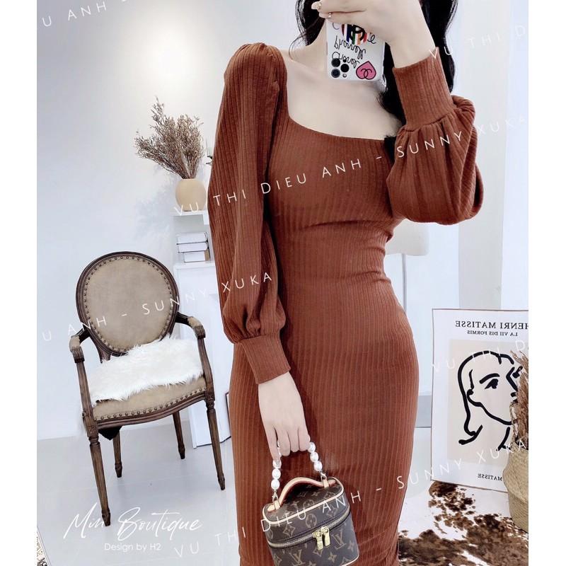 Chia sẻ 71 váy len body tay bồng siêu hot  cdgdbentreeduvn