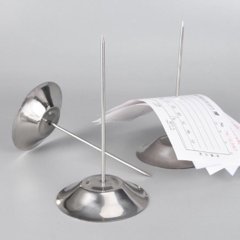 Cây ghim bill , hóa đơn | cây cắm giấy order inox - xiên order inox