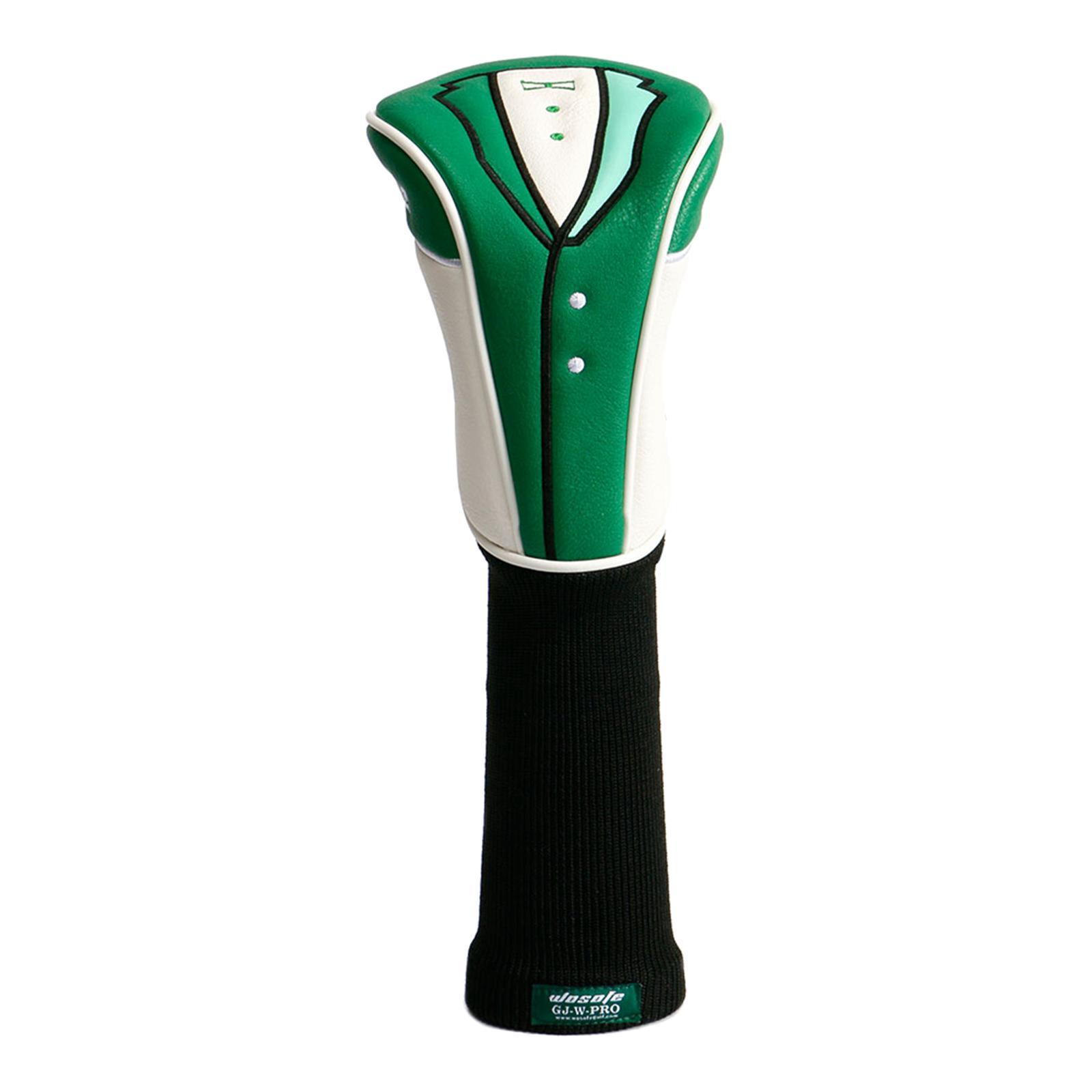 Golf Club Headcover Wood Head Covers Long Sleeves for Driver Fairway Hybrid Wood Clubs Supplies