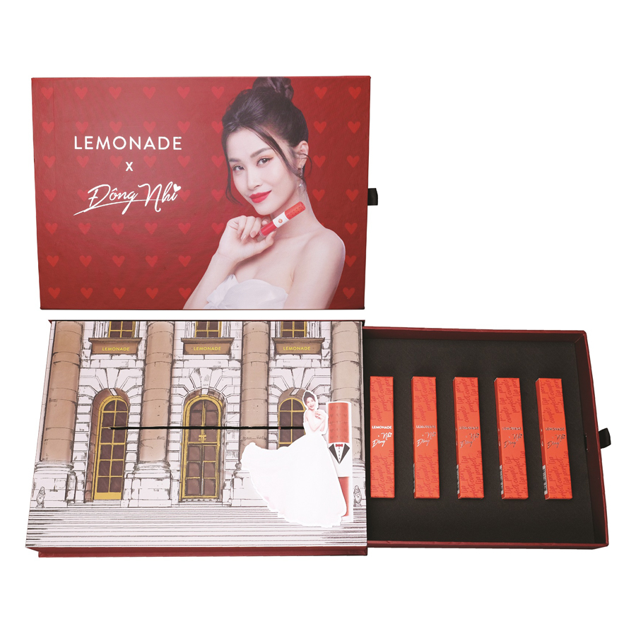 BST Son Kem Lì Lemonade Perfect Couple Lip #Love Collection (Love Box Giới Hạn)