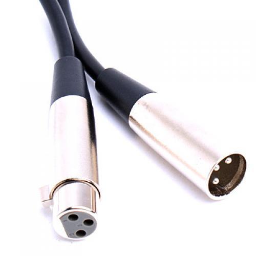 3Pin XLR Male To Female Plug Stereo Microphone Mic Audio Adapter Cable Cord