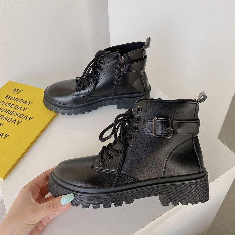 Boots Ulzzang chiến binh phiên bản mới nhất dành cho mùa thu đông, hàng quảng châu loại đẹp