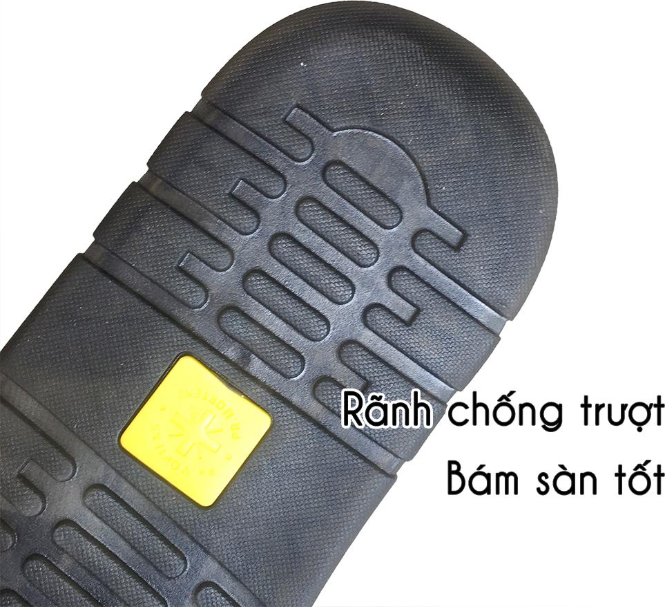 Dép nam 3 dây quai ngang vải dù êm chân D032