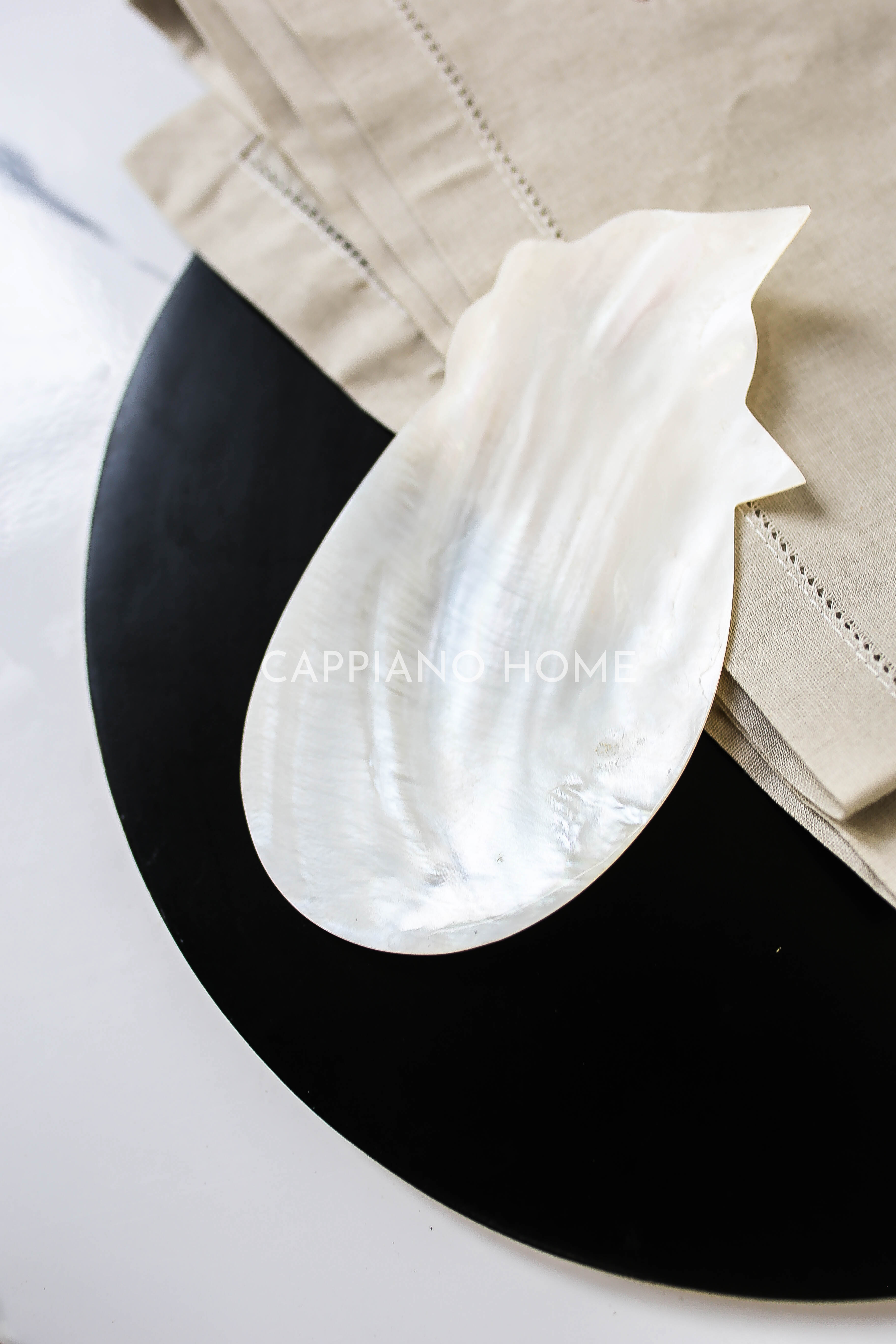 Đĩa nia mèo khảm trai thủ công Cappiano Home