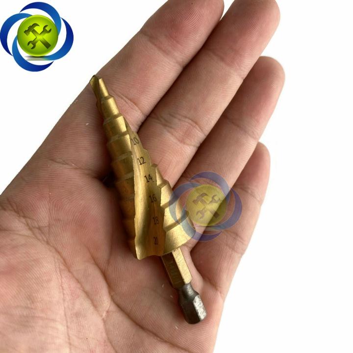 Mũi khoan tháp xoắn đuôi lục giác 4-20mm L+R+T LRT-KX02