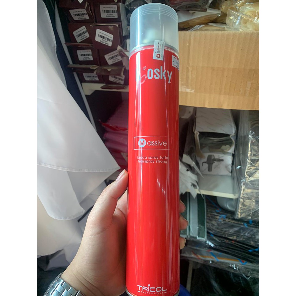 Gôm xịt tạo kiểu cứng Red Spray 500ml