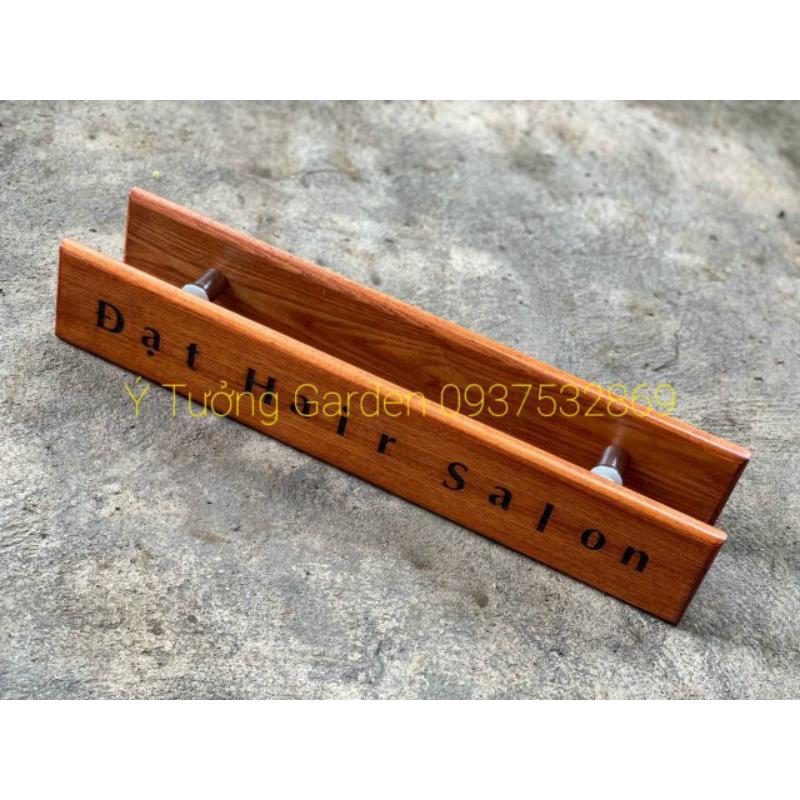 Tay nắm gỗ cửa kính cường lực