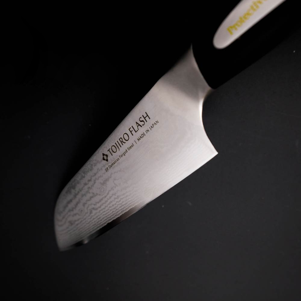 Dao thái đa năng Tojiro Flash 63 lớp Damascus VG10 Santoku FF-SA180 (180mm) - Dao bếp Nhật cao cấp Tojiro