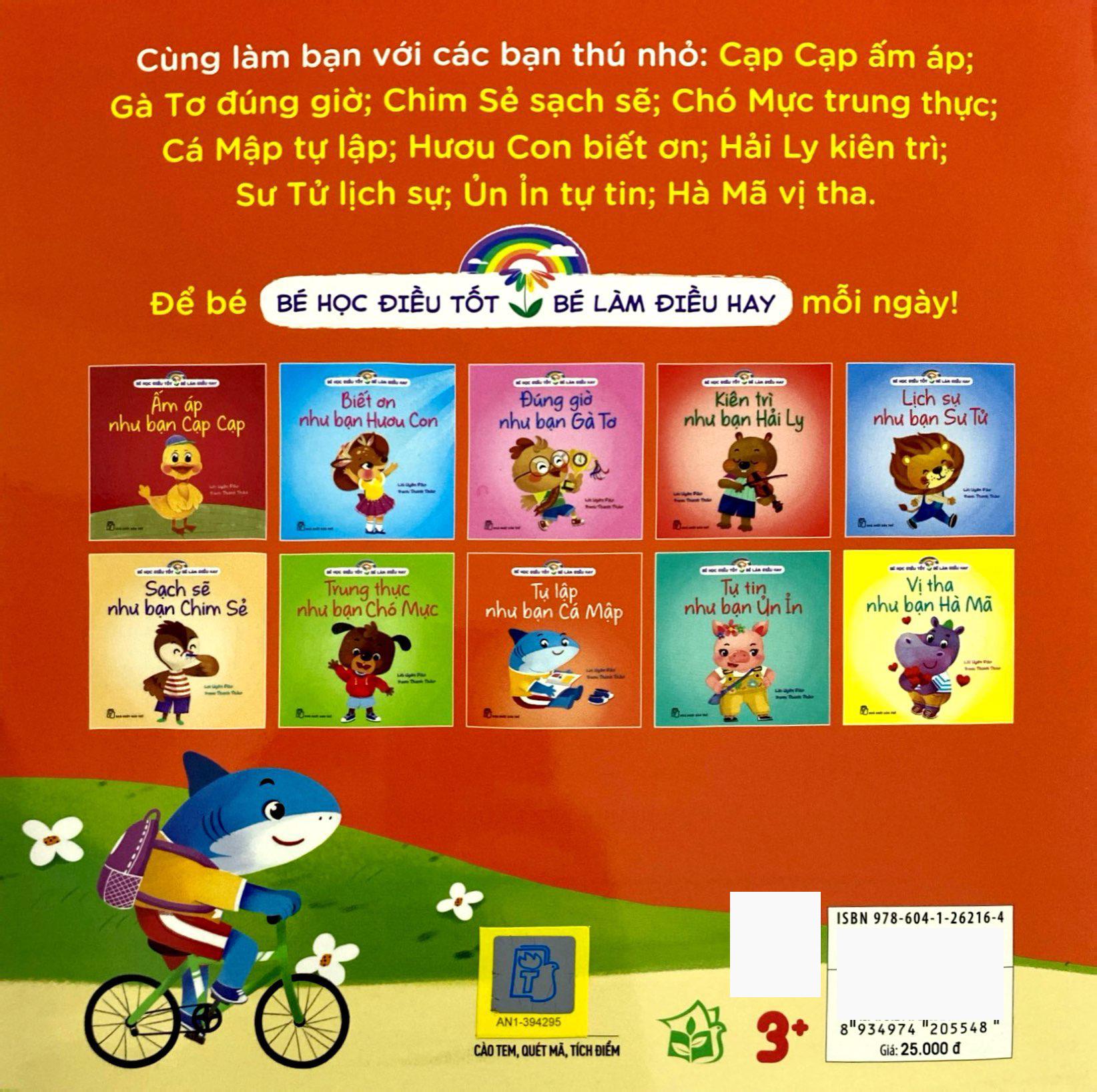 Sách - Bé Học Điều Tốt - Bé Làm Điều Hay - Tự Lập Như Bạn Cá Mập