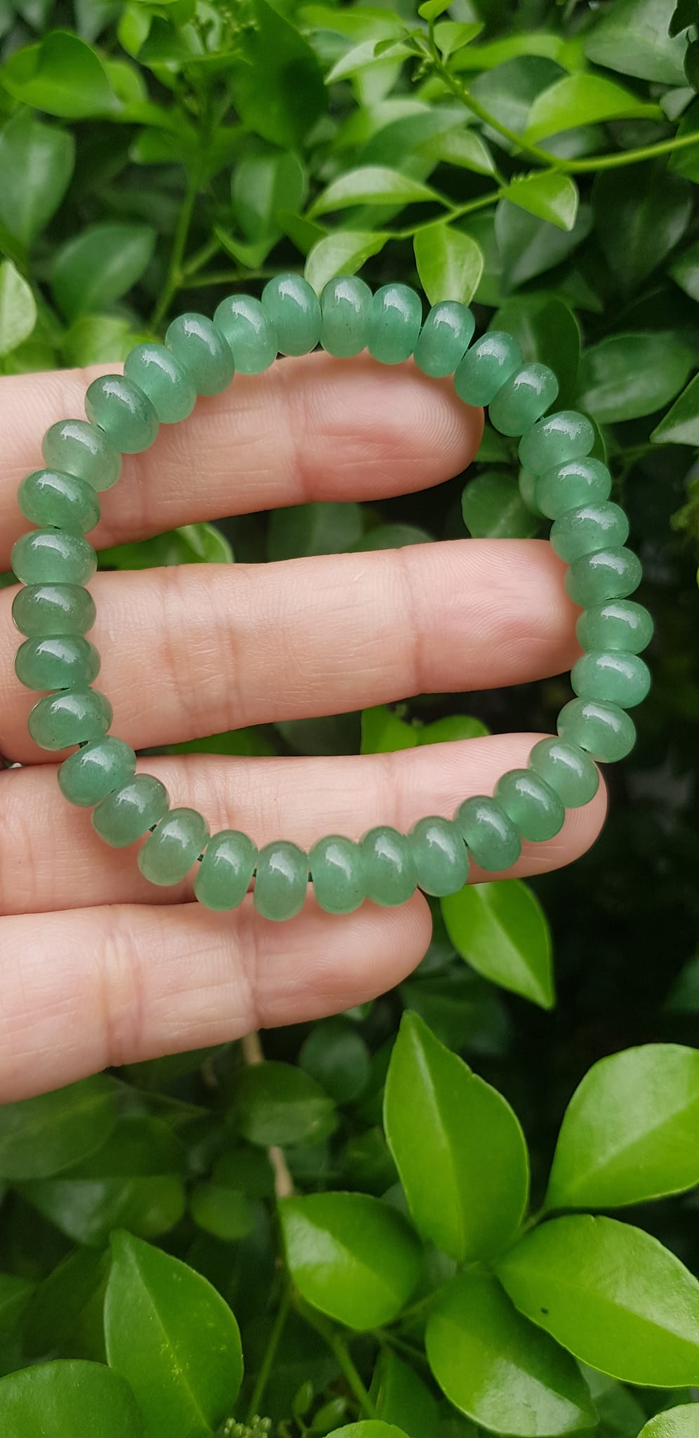 Vòng tay nữ đá thạch anh xanh đồng tiền bánh xe may mắn đẹp Vòng size hạt 8mm Hợp nữ mệnh mộc mệnh hoả mệnh thuỷ đeo xinh đẹp may mắn tài lộc