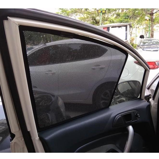 Rèm che nắng nam châm xe Mazda 3 2015-2019 2020 2021 2022 cao cấp, bộ 4 rèm tích hợp sẵn nam châm hút chặt