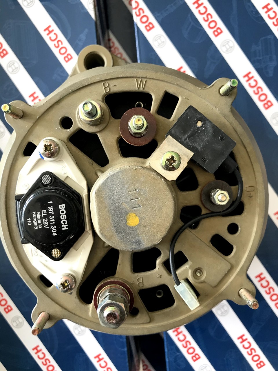 Máy Phát Bosch Alternator 28V 80A Xe Tải, Xe Công Trình Volvo, Iveco, Scania, Man, Renault