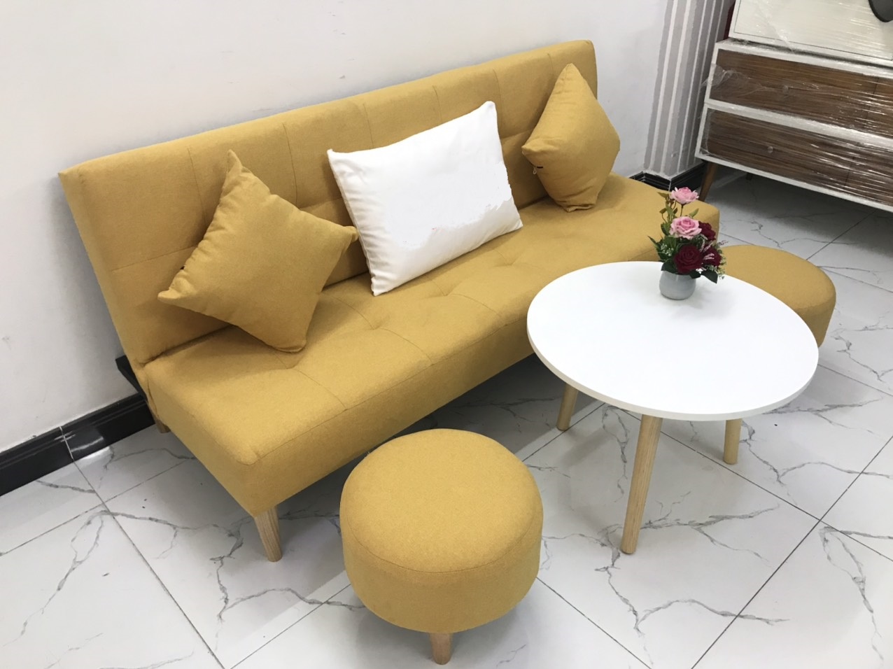 Bộ ghế sofa giường Linco sofa bed phòng khách SFB-11