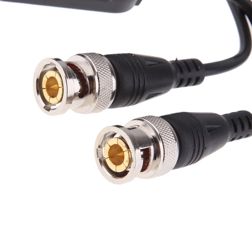 Metal Video Video Connectors Black