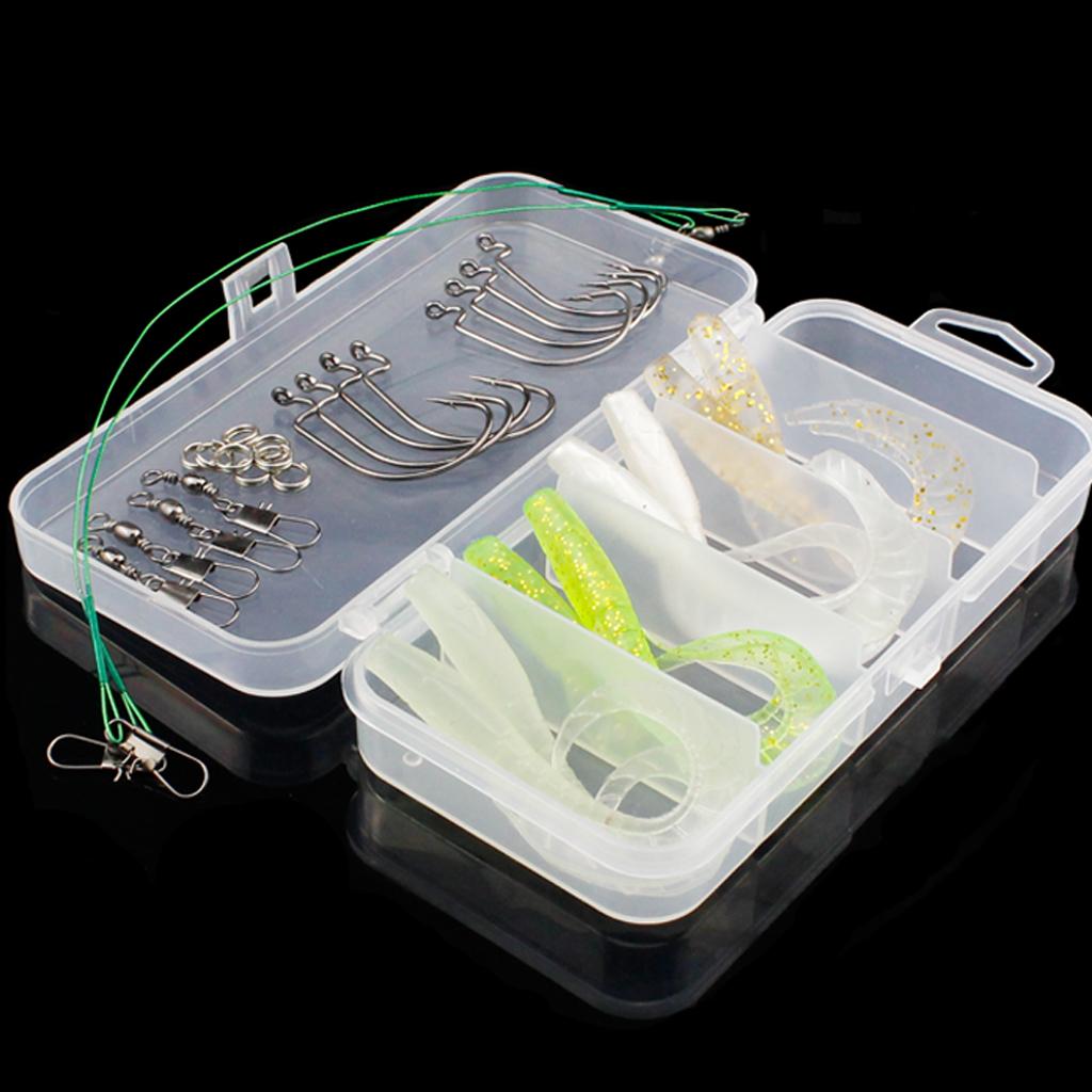 5.3cm Worm Shape Fishing Baits Soft Bait Small Lures Fishing Gears