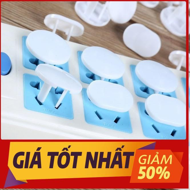 Nút bịt ổ điện nắp cắm 2 chân chống giật an toàn cho bé trẻ em