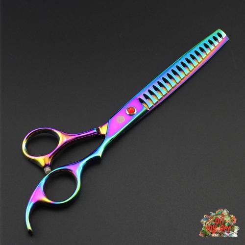 ️️️Kéo cong xương cá cắt tỉa lông dành cho Chó Mèo - Kéo Freelander - 7.0 inch ️️️