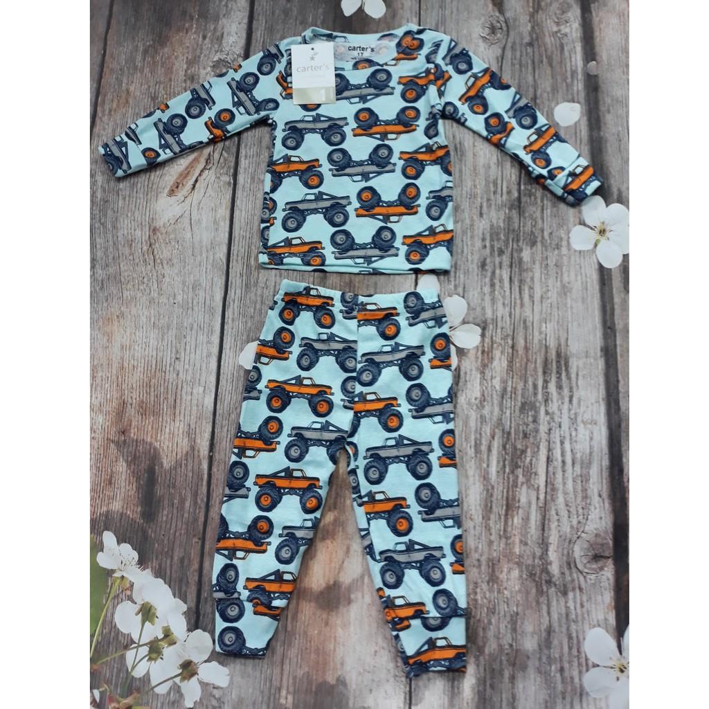 Bộ quần áo Cater bé trai dài tay cotton 4 chiều hàng đẹp chuẩn size bỏ shop