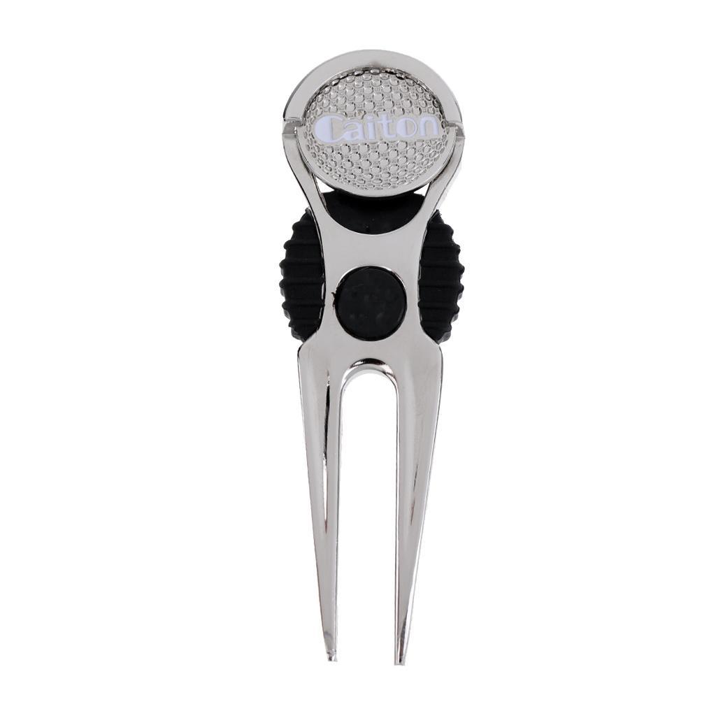 Zinc Alloy Golf  Repair Tool with  Golf Ball Marker Golfer Gift