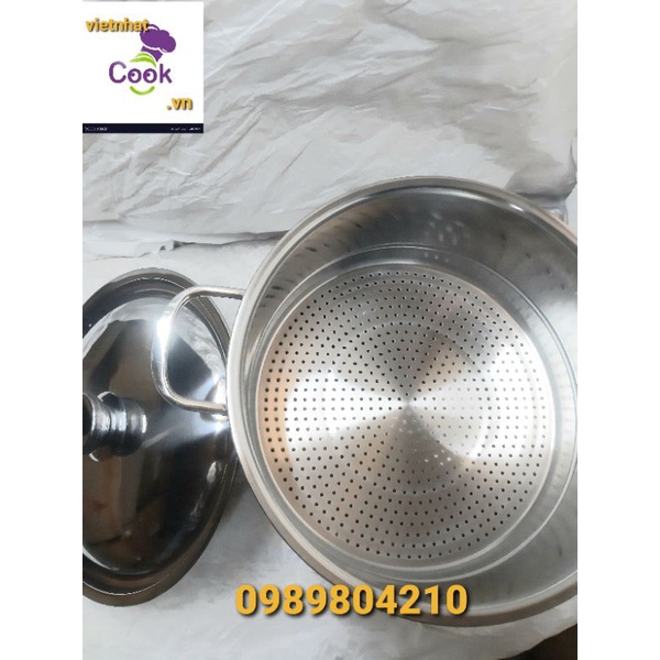 Ngăn xửng hấp inox 430 size 30, ngăn inox đồ xôi ,hấp xôi  3_5kg,