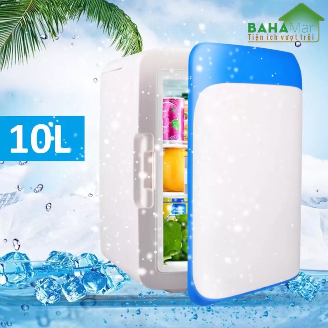 TỦ LẠNH MINI 10L ĐỂ XE Ô TÔ, VĂN PHÒNG, PHÒNG NGỦ... THUẬN TIỆN MANG ĐI DÃ NGOẠI, CẮM TRẠI."BAHAMAR"