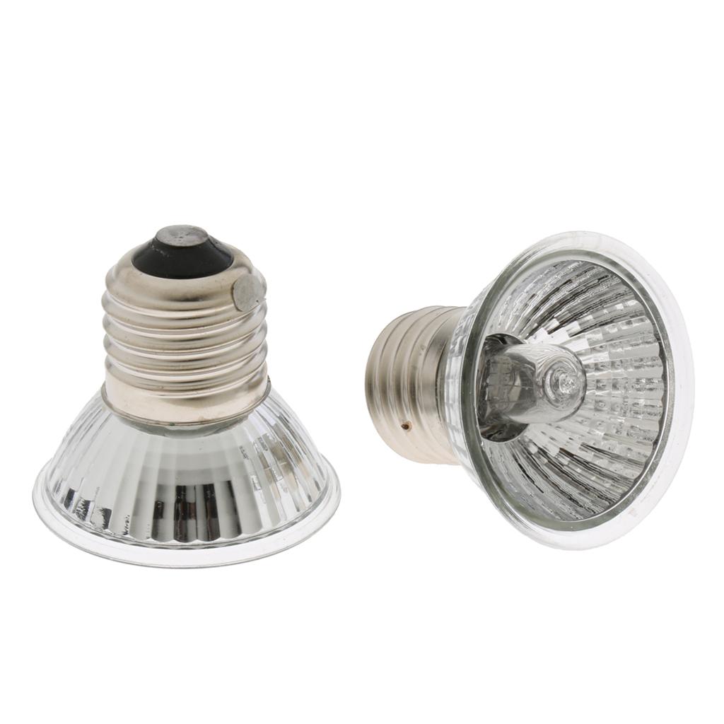 2x Pet Baby Bird Breeding Heating Bulb Heat Lamp Reptiles Daylight Lamp