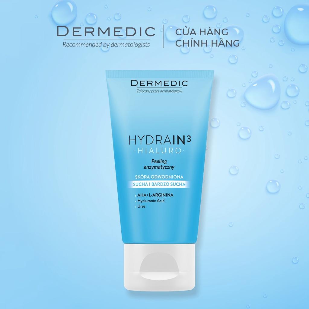 Tẩy tế bào chết enzyme dành cho da mất nước Dermedic Hydrain3 Hialuro Enzyme Peeling 50g