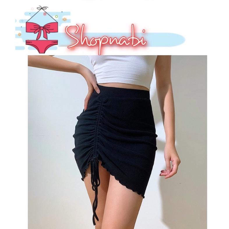 HOT 2021 Váy rút dây THUN LẠNH DÀY MỊN MÁT, có quần short bên trong