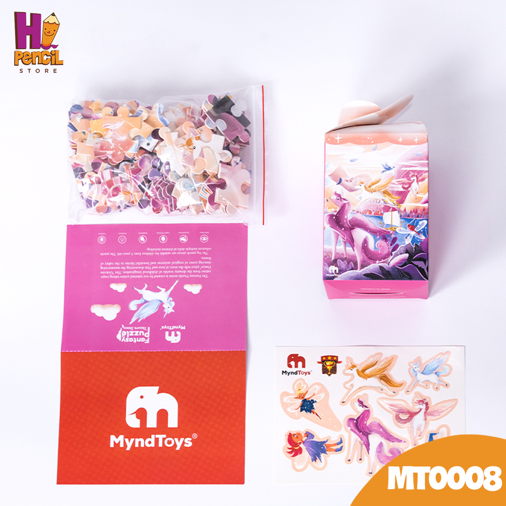 Đồ Chơi Xếp Hình Thế Giới Thần Thoại MyndToys Rosea Fantasy Puzzle - Unicorn Dance